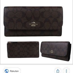 Brand New Coach trifold wallet
